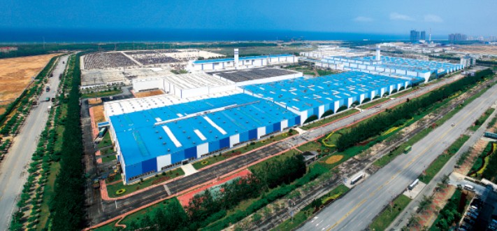 上海通用东岳汽车钢结构厂房